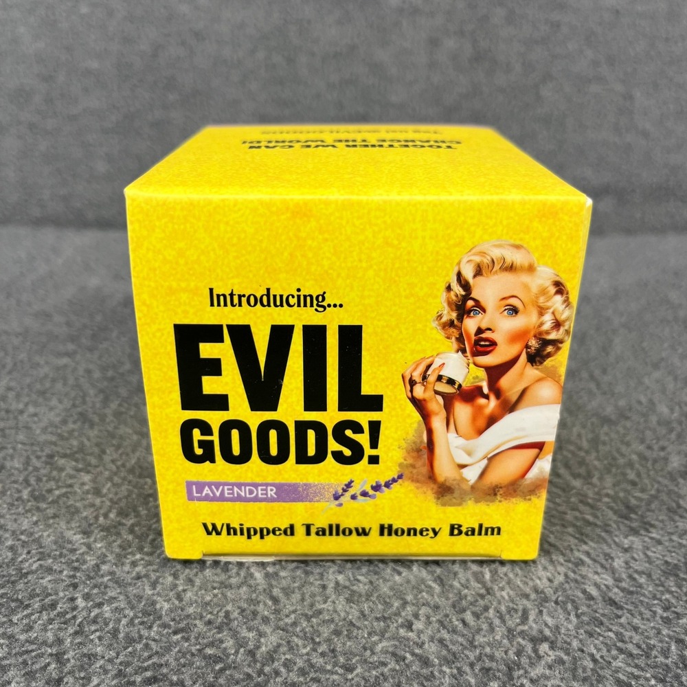 Evil Goods Whipped Tallow Honey Balm Unisex 180g Lavender Natural Skincare Cream